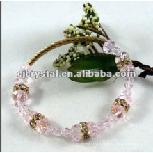 2012 Fashion Pink Crystal Bracelet